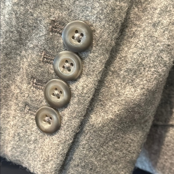 Women's Gap Wool Blend Gray Blazer, size 10 - Picture 4 of 10